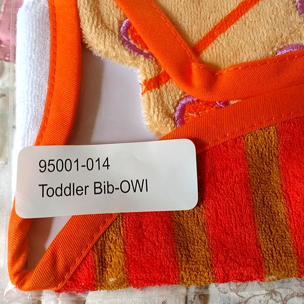 NWT MacKenzie-Childs Owl Toddler Bib